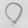 1 Pair Curtain Tiebacks for Drapes, Adjustable Curtain Rope Tie Backs, Faux Pearls Cord Curtain Buckle Holder for Home Hotel Office Window Drapery