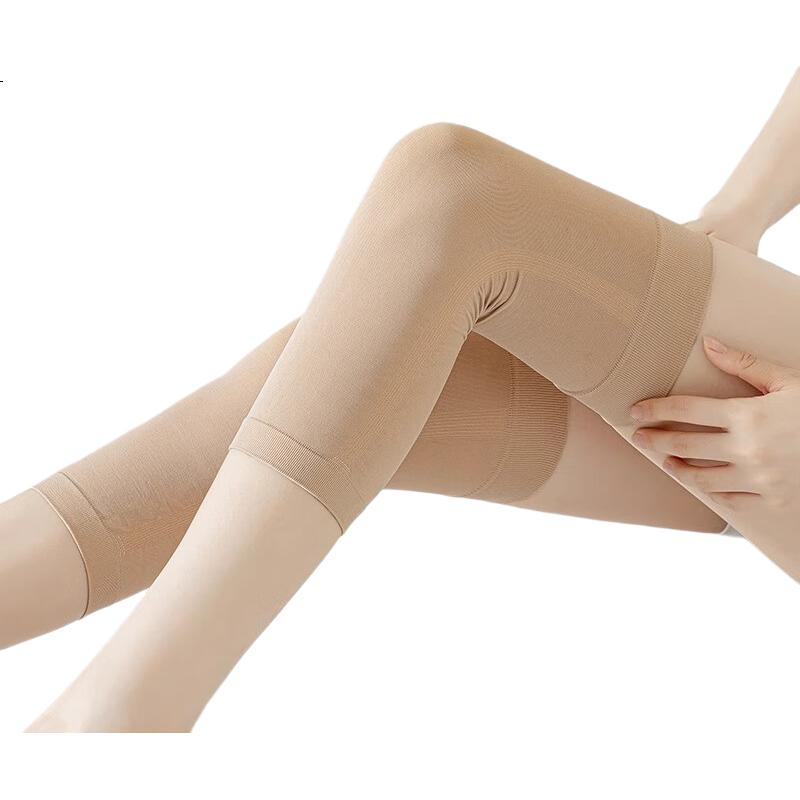 LangSha Knee-Length Socks for Women, Spring Summer Autumn Style, Cold-Proof Leg Protection, Sports Anti-Slip Slimming Half-Calf Over-Knee Long Socks