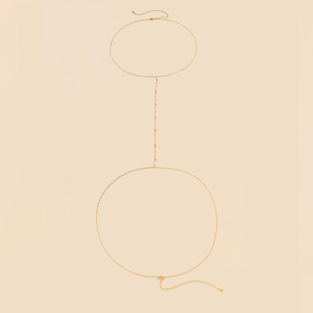 Holiday wind beach bikini chain simple breast chain, nightclub sexy neck body chain