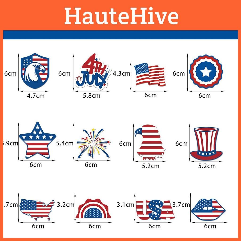 Usa Independence Day Flag Cake Insert Card For Party Table Dessert Decoration
