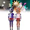 Nights Five At Freddys Security Breach Sun Moon Cosplay Jumpsuits Gift Costume