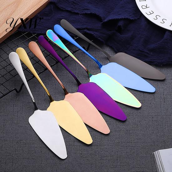 Spatule à Gâteau Serveur en Acier Inoxydable Diviseur à Beurre Pâtissier Couteau à Fromage Triangles à Pizza pour Cuisine Maison Fête