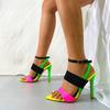 Eilyken Pointed Toe High Heels Women Sandal 2026 Summer New Shoes Wedding Stripper Sandal Size 35-45