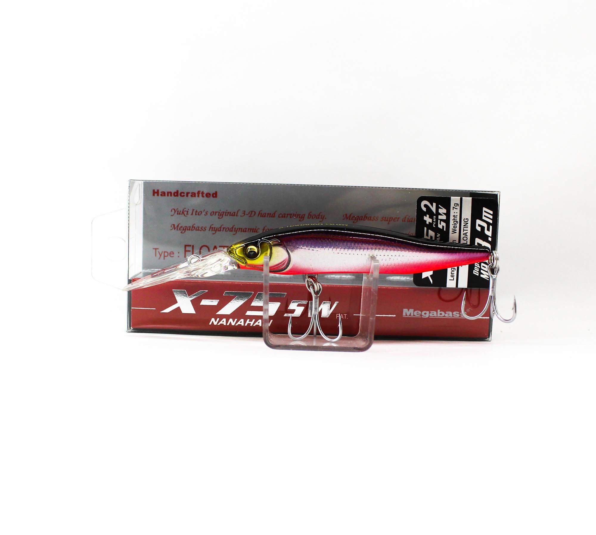 

Megabass X-Nanahan +2 SW 75 мм 1/4 унції Плаваюча приманка SH RB Shad (3739)