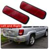 For Jeep Grand Cherokee WJ 1999~2005 56022639AA 56022638AA Left Right Rear Bumper Reflector Light Brake Warning Lamp Red Lens