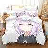 Hololive Neko Mata Okayu Ložní souprava Jednolůžko Dvojlůžko Plná Velikost Queen King Ložní souprava Aldult Dítě Ložnice Sady povlečení 3D Anime