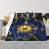 Chrono Trigger Campfire Final Fantasy Blanket Коралове флісове плюшеве осінь/зима Гра М’яка ковдра для ліжка Покривало на відкритому повітрі