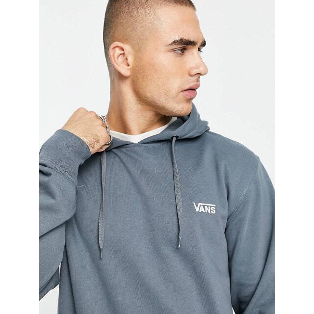 

Худи синего цвета с логотипом на груди Vans