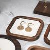 Walnut Jewelry Display Stand for Necklaces, Ear Studs, Earrings, Ornaments – Chinese Style Jewelry Store Prop