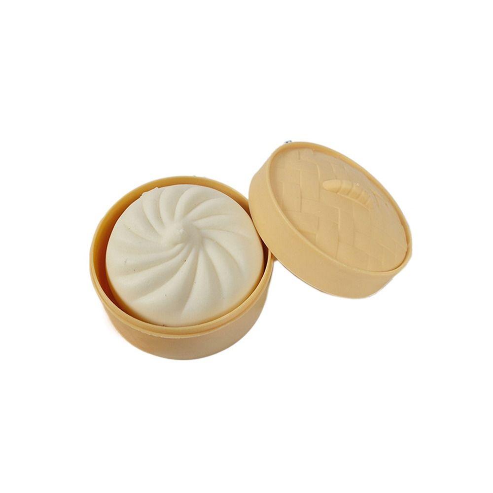 Simulation Food Bread Squeeze Toy Steamed Stuffed Bun Deep-fried Dough Sticks Sensory Fidget Toy Spoof Tease People Desktop Toy