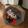 1PC Harry Potter Wizard Umbrella-8-Rib Reinforced, Automatic Open, Lightweight & Durable, Cute Fashion Accessory for Outdoor, D2688