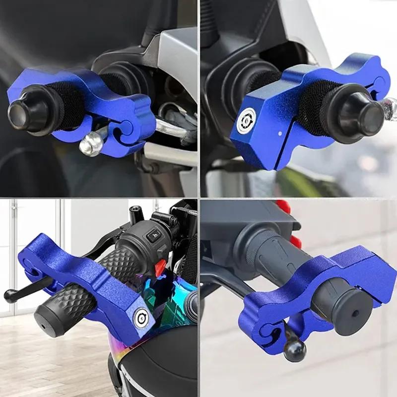 1pcs Heavy Motorcycle Handlebar Lock - Adjustable Anti-theft Safety Lock, Suitable for ATV, Scooter and Bicycle