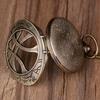 10pcs/lot Complex Geometric Pattern Case Quartz Pocket Watch Steampunk Men Women Necklace Pendant Clock Gifts Relgio