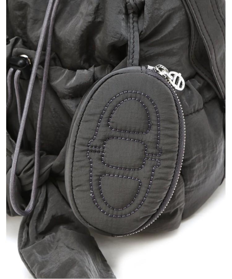 Athe Vanessabruno [Ruban] Dark Gray Ribbon Backpack And Shoulder Bag Mini Aaba5F941G3