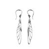 Silver and Gold Hollow Dragonfly Wings Dangle Women's Earrings
