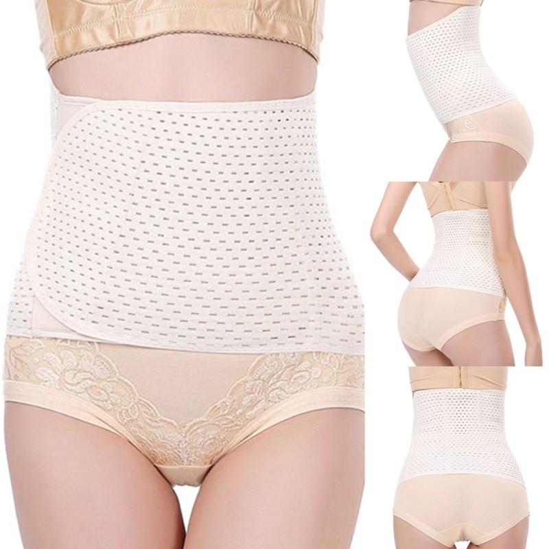 Postpartum Waist Trainer Corset Abdomen Body Shapers Belt Non-slip Puerperal Butt-lifter Seamless Women Shape Wear