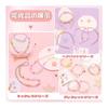 Bead Set Handicraft Kit Approximately 750 Pieces Bead Kit Girls Toys Accessory Kit Glitter Accessories Aqua Beads Children's Bracelet Necklace