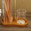 Figure-8 Glass Cup Incense Holder: Anti-Ash Meditation & Yoga Decor