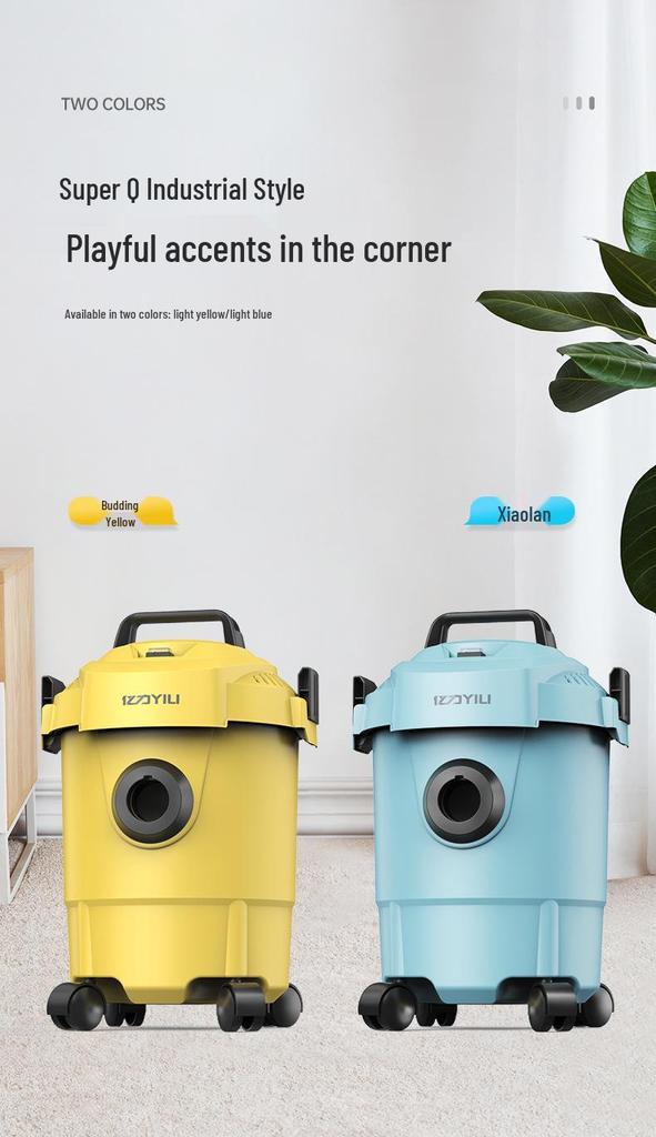Aspirapolvere e Lavapavimenti 2-in-1 ad Alta Potenza con Grande Potenza di Aspirazione
