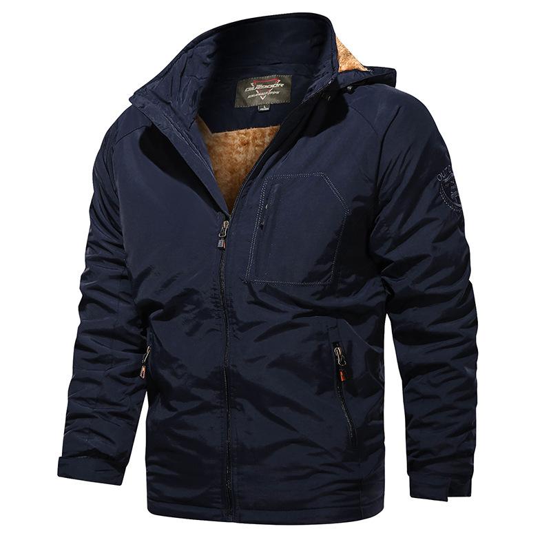 Fleece Thickened Jacket Men's Casual Jacket Outdoor Mountaineering Jacket