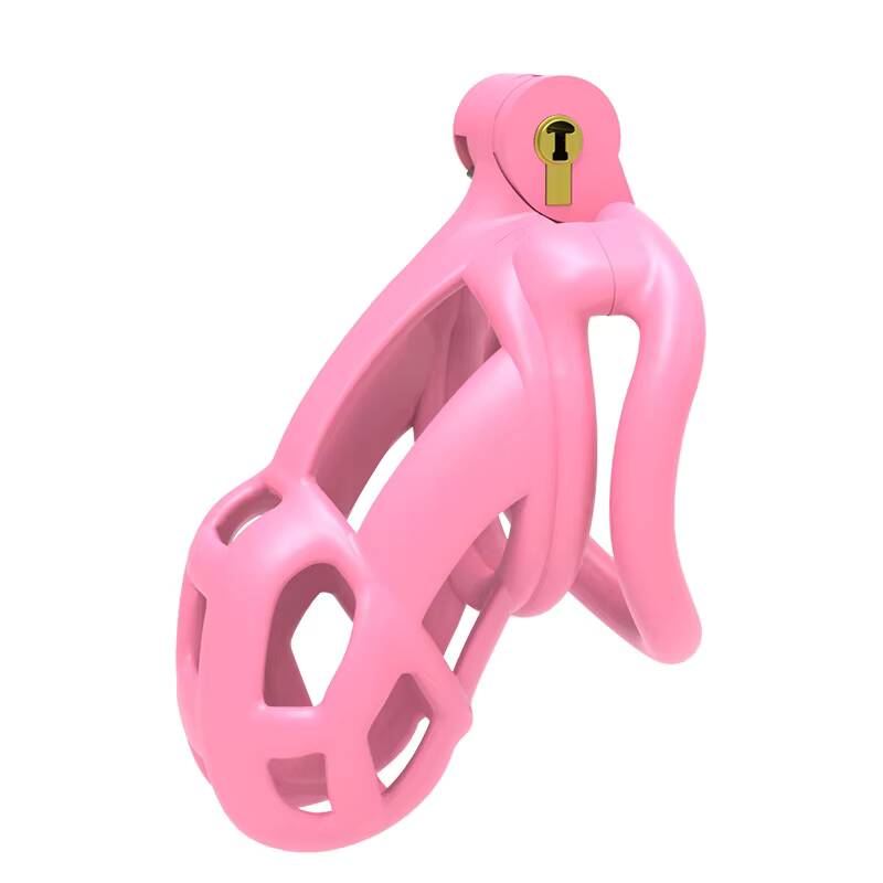 A and B Generations of Snake pink Breathable Chastity Lock for Men to Prevent Detachment Adult Erotic Toy
