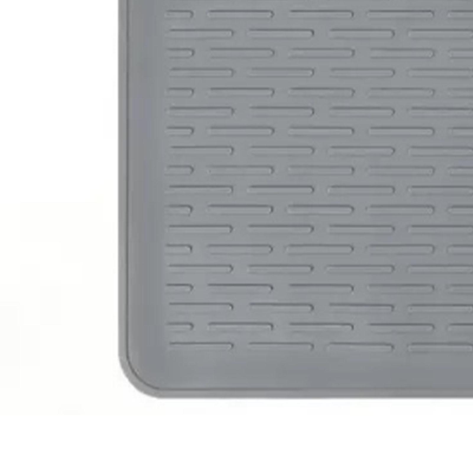 Hondentrimtafelmat 27,95x19,69 inch Antislip Siliconen Draagbaar Zacht Huisdier Trimmen Badmat gray