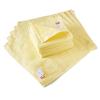 oruTa Imabari Hand Towel, Set of 10, Natural, Made In Japan, Thin, Absorbent, Quick Drying, 100% Cotton, 30x31cm, Yellow