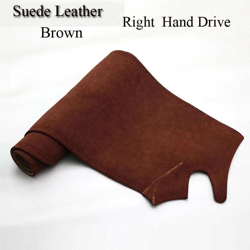 

4 Runner Suede Leather Dashmat Dash Mat Cover Dashboard Pad Carpet Car Accessory For Toyota 4Runner Hilux Surf N180 1996–2002 Brown RHD