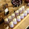 A62X 30Pcs 80Ml Mini Disposable Bevel Cake Cups Pudding Jelly Mousse Cup Appetizer Bowl for Home Dessert Shop Food Container