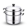 Stal nierdzewna 3-poziomowy garnek do gotowania na parze