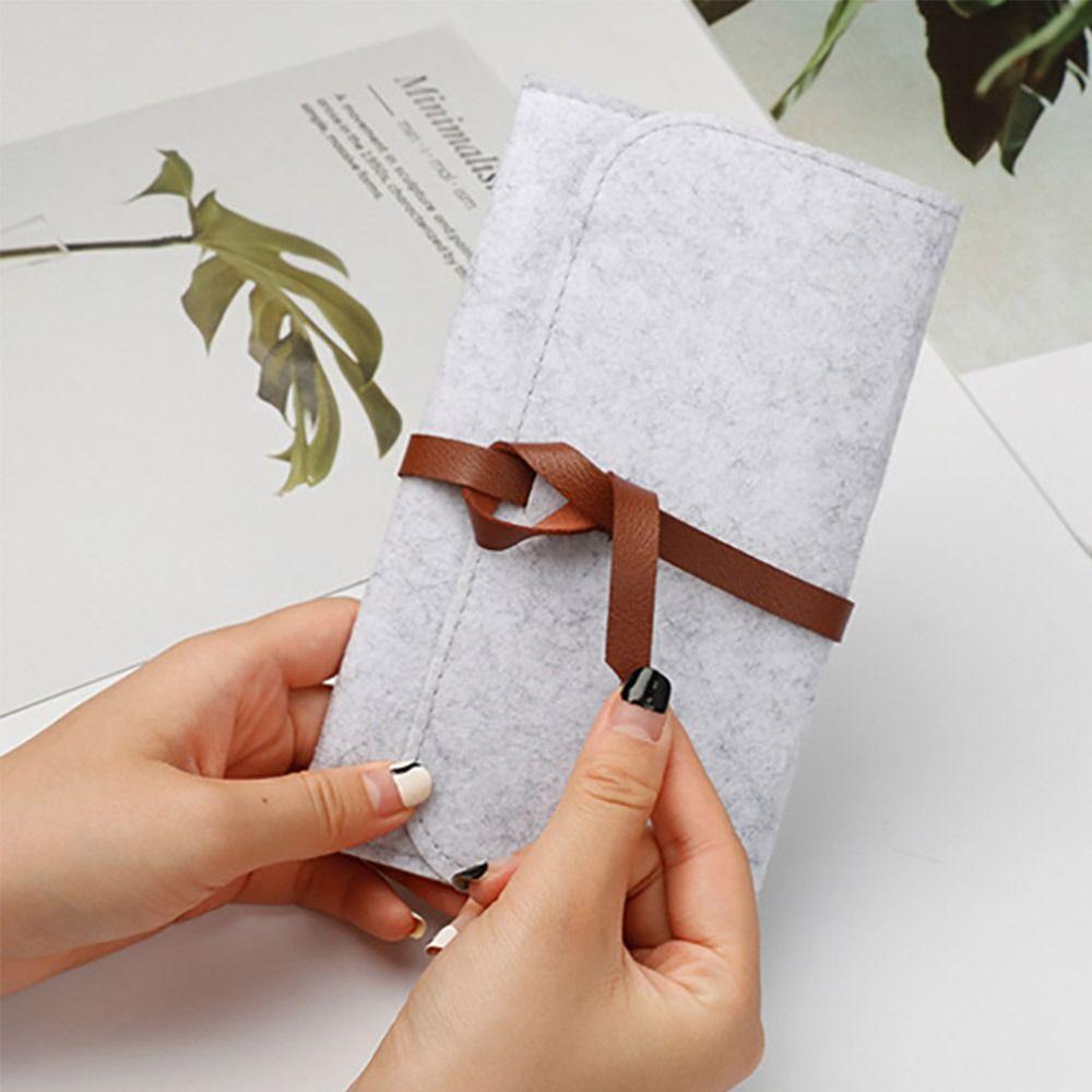 Felt Pen Pouch Multifunctional Pen Protective Sleeve Simple Pen Curtain Back To School