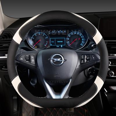 Funda para Volante de Coche Forma D Cuero Para Opel Astra 2015- Corsa Combo Mokka 2018- Grandland X ignia CT 2017-