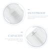 5Pcs Plastic Essence Liquid Dropper Bottles White Lightproof Design for Essential Oil Perfume DIY Aromatherapy Portable