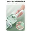 Handheld Kitchen Mandoline Slicer for Vegetables Cheese Manual Onion Cutter Practical Food Cutting Tool with Container