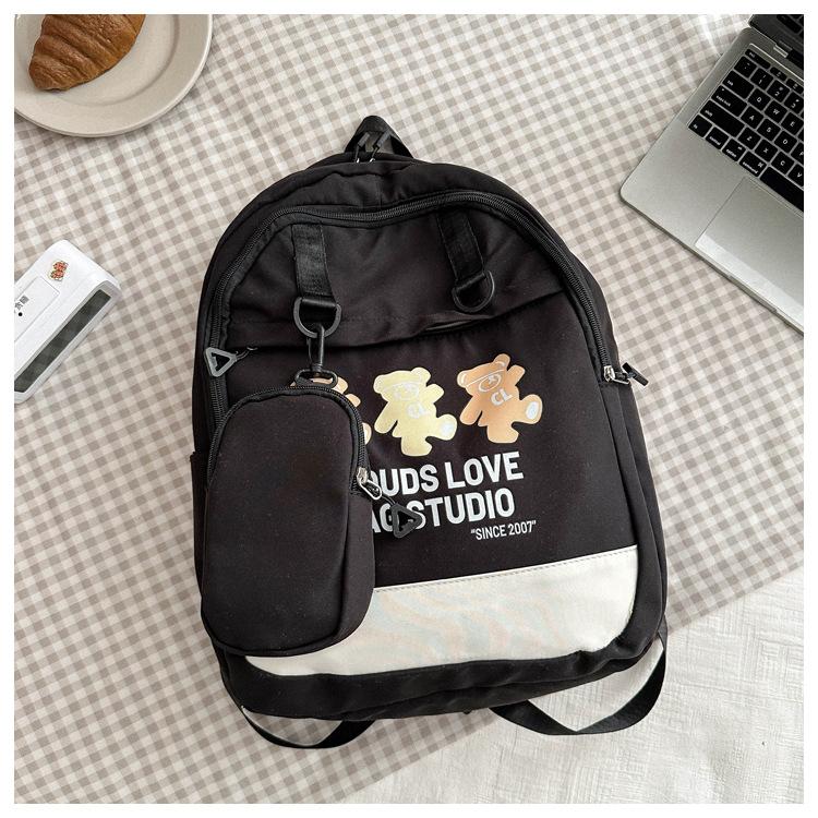 Backpack Large Capacity Junior High School Student School Bag Versatile Leisure Travel College Student Backpack Female