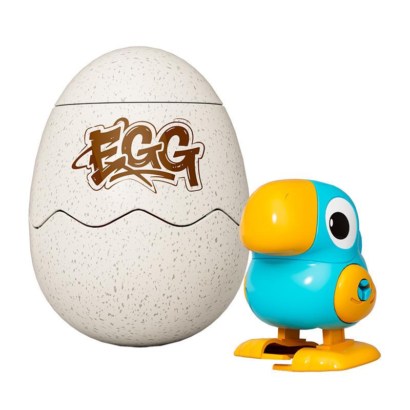 Viral Parrot Wind-Up Toy: Walking, Egg-Bouncing Animal for Kids