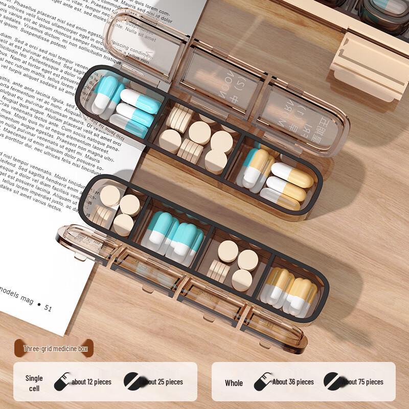 Vilscijon Portable Weekly Pill Organizer