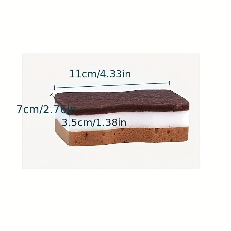 

5PCS Three-Layer Seaweed Sponges, Non Scratch Dish Wash Sponges, Highly Absorbent Kitchen Cleaning Tools United States