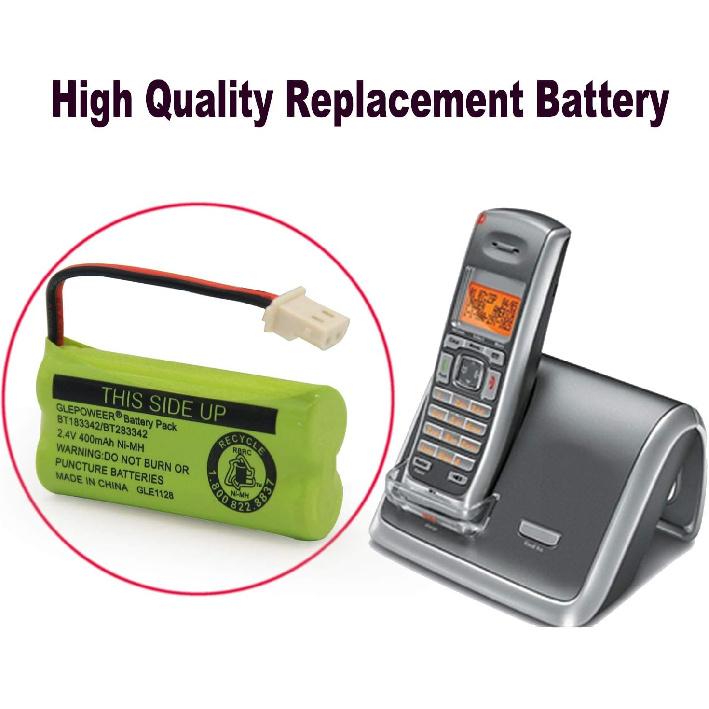 BT183342 BT283342 BT166342 BT266342 BT162342 BT262342 Battery Compatible with CS6114 CS6419 CS6719 EL52300 CL80111 Cordless Handset Phone (Pack of 2)
