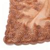 Lace Embroidery Muslim Hijab Women Chiffon Scarf Sheer Floral Headscarf Islamic Head Wrap Bandana Daily Prayer Head Accessory