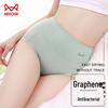 Maoren Women's High-Waist Tummy Control Graphene Antibacterial Briefs 4-Pack
