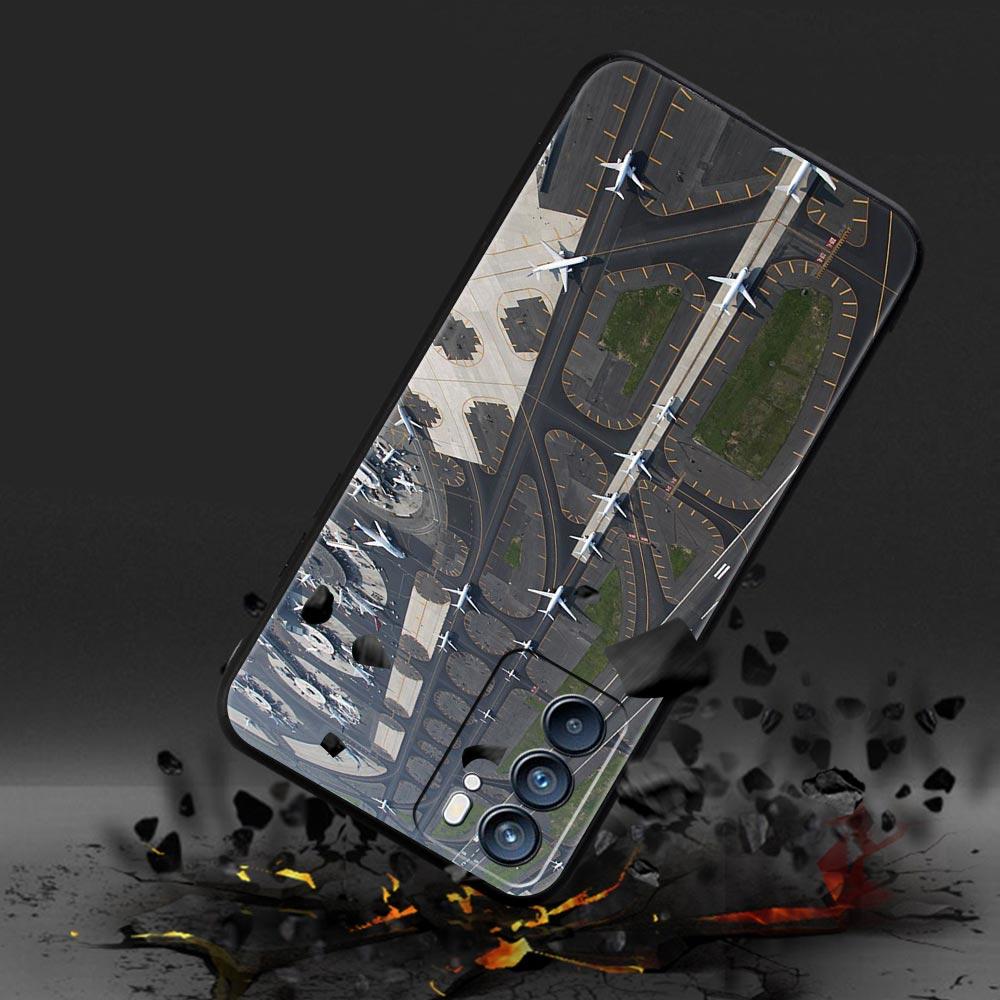Travel-Nspired Airplane Route Phone Case For Oppo A17 A31 A54 A57 A78 A79 A98 Find X5 X6 Reno 6 7 8 10 11 12 13 F Pro Soft TPU