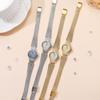 Gedi Ladies Vintage Style Quartz Watch With Stainless Steel Band For Elegant Women
