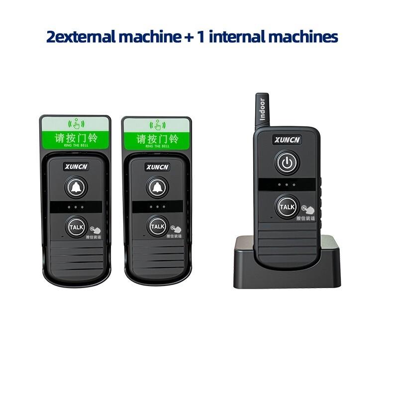 3000M 3 Volume Levels Door Chime Kit Long Range Wireless Doorbell Two-way Communication Home Office Wireless Intercom System