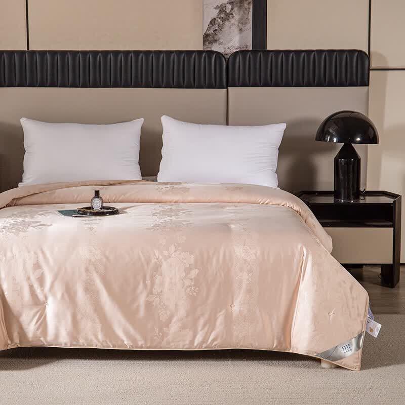 Shanshan Cotton Jacquard Sateen Tussah Silk All-Season Duvet