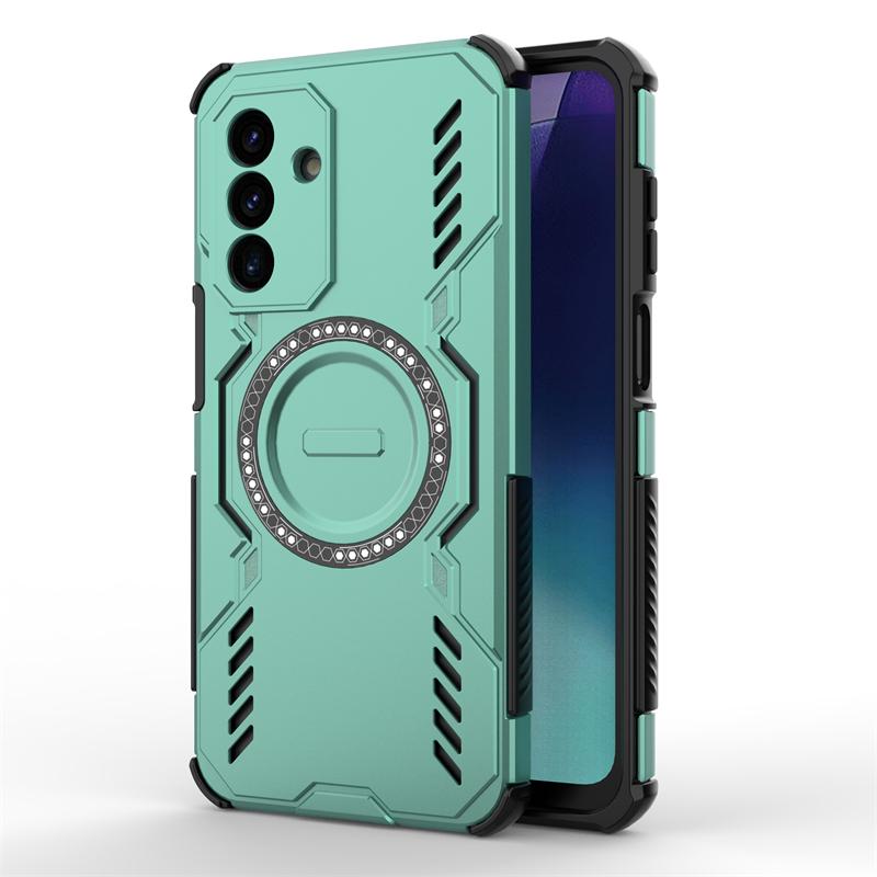 Shockproof Armor Case For Samsung Galaxy A17 Magnetic Adsorption Wireless Charge Cover For Samsung A17 Case For Samsung A17 Case