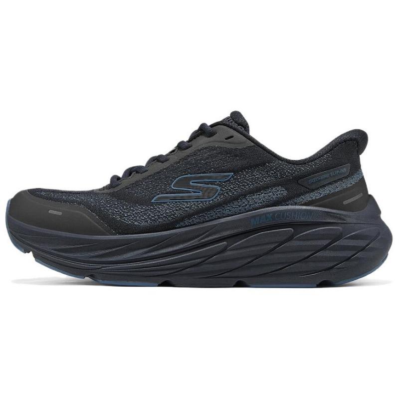 Skechers GO RUN Women Breathable Running Shoes Blue Black 129723-DKNV 36