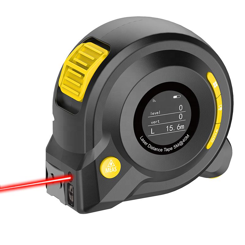 3 in 1 Multifunctional Laser Distance Digital Measuring Tape 40M Laser Distance 5m Tape Measure With LCD Display
