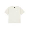 Logo Embroidered Pocket Knit Round Neck Short Sleeve Couple Style White Men's AMT21549-IV