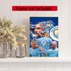 Haaland Customize Your Name Diamond Painting Round Diamond Diy Frameless Holiday Artwork Suitable For Home Office Wall Decoration